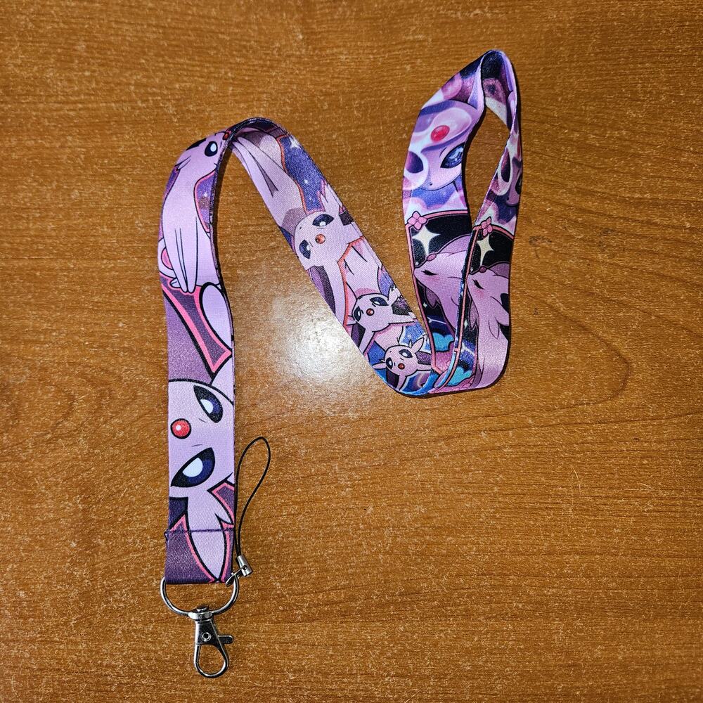 Pokémon Espeon Lanyard Psychic Elegance for Your Everyday Carry